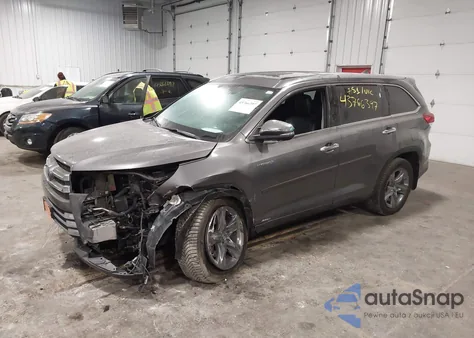 2017 Toyota Highlander Hybrid Limited Platinum z USA, uszkodzony, nr VIN 5TDDGRFHXHS028265
